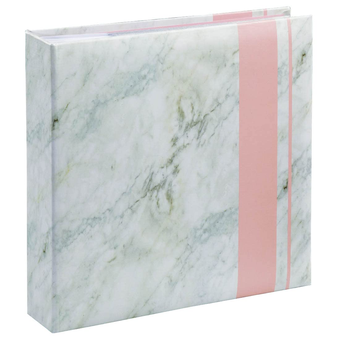 Hama "Designline Memo Photo Album, 100 white pages (50 sheets) fits 200 photos in 10x15cm format, Marbling