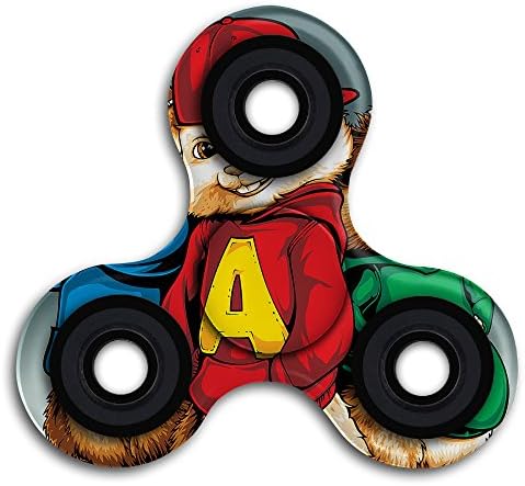 Alvin And The Chipmunks Art Print EDC Tri Fidget Spinner Hand Spinner Finger Spinner Finger Toy Relieve Stress High Speed Focus Toy For Adult And Children