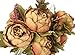 Duovlo Fake Flowers Vintage Artificial Peony Silk Flowers Wedding Home Decoration,Pack of 1 (Coffee)