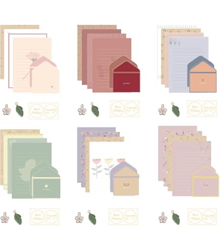 Set Di Stationery Midori - Carta Lettera Motivo Hisama | Buste Verdi Incluse | Per Appunti E Messaggi Brevi - Foto 10