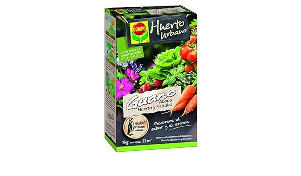Abono Guano Huerto y Frutales Compo 1 Kg: Amazon.es: Jardín