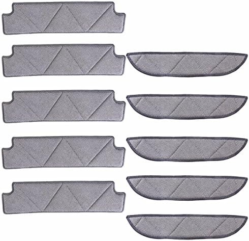 Gdlhsp Washable Microfiber Replacement Window Cleaning Cloths 5 Pair for Ecovacs Winbot W710/W730