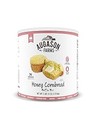 Augason Farms Honey Cornbread Muffin Mix 3 lbs 15