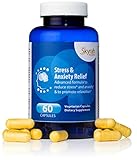 All Natural Anti Anxiety & Stress Relief Supplement – w/ Turmeric, Magnesium, Ashwaganda, B Vitamins – 60 Capsules- 2 Months Supply- Emotional Wellness & Mood Support - Calm Your Nerves