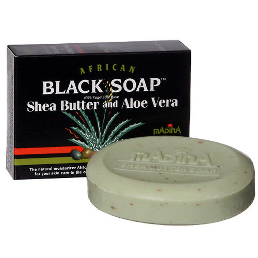 UNIQUE OILS Shea Butter and Aloe Vera Black Soap