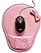 Famixyal Creative Cartoon Wrist Protected Computer Hello Kitty Polka Dot Bow PU Leather Wrist Rest Mouse Pad Mat Perfect Gift (Pink)