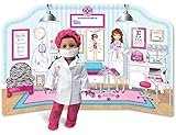 Sophia's Reversible PlayScene, Doctor's Office and Runway Backdrops for 18 Inch Dolls and More