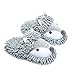 ofoot Womens & Childrens Cute Warm Fuzzy House Slippers Adult Furry Animal Shoes Non Slip Rubber Sole,Monkey Rabbit Koala Fox Owl Cat Lion Bunny Gorilla
