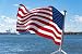Boat Flag - Made in The USA with Superior Embroidery on Rip Resistant Nylon Fully Guaranteed (12" x 18") primary