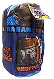 Star Wars Rebels Slumber Bag, Bonus Backpack with Straps, Chopper, Kanan, Ezra