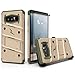 Zizo Bolt Cover - Case for Samsung Galaxy Note 8 (2017) with Military Grade + Glass Screen Protector & Kickstand and Holster (Desert Tan/Camo Green)