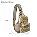 EDOBIL Tactical Bag, Messenger Bag Best Outdoor Sling Bag for Men and Women - Small One Military Bag for Trekking,Camping,Hiking,Cycling Rover Sling Daypack (CP Camouflage)