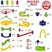 JOYIN 149 Pcs Marble Run Premium Set, Construction Building Blocks Toys, STEM Learning Toy, Educational Building Block Toy(109 Solid-Colors Plastic Pieces + 40 Glass Marbles)