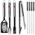 NCAA 8 Piece BBQ Set with Case