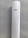 Jenacor Plastic Closet Rod Cover | White, 1-1/4 inch x 59 inches, Made in USA