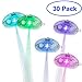 Midafon 30 Pack LED Multicolor Light Flashing Fiber Optic Hair Braid Barrettes Party Favors Party Pack