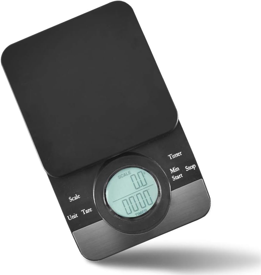 Digital Coffee Scale with Timer CAFEMASY Kitchen Scales Digital Weight with