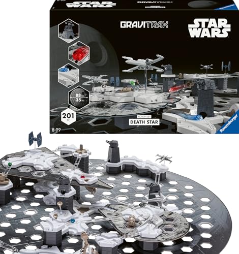 Ravensburger GraviTrax Star Wars Action-Set Deathstar 23860 - GraviTrax Starterset für Deine Kugelbahn - Murmelbahn und Konstruktionsspielzeug ab 8 Jahren, alleine bespielbar