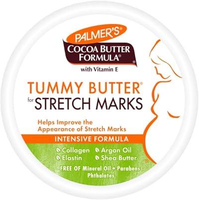 Palmers Cocoa Butter Tummy Butter Stretch Mark Cream Jar 125g Palmer's