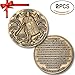 zcccom 2 pcs Set of Challenges Coins Deluxe Collector’s Set | Antique Finished Armor of God High Relief Challenge Coin- Officially Licensed Each Coin Comes w/ a Pl (Antique Finished Armor of God)
