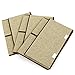 EZOWare Large Storage Boxes [3-Pack] Large Linen Fabric Foldable Storage Cubes Bin Box Containers with Lid and Handles for Nursery, Closet, Kids Room, Toys, Baby Products (Beige)