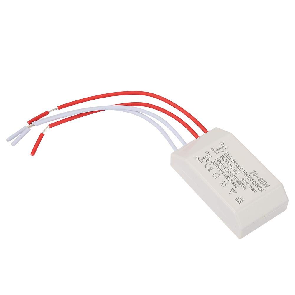 Electronic Transformer 220V to 12V Voltage Converter 20-60W Smart Power Supply Driver Adaptor for Halogen Lights