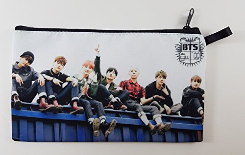Bangtan Boys [BTS] BOY IN LOV Korean Boy Band BIG Zip Pen Pencil / Cosmetic Makeup Case Bag Pouch BTS-031