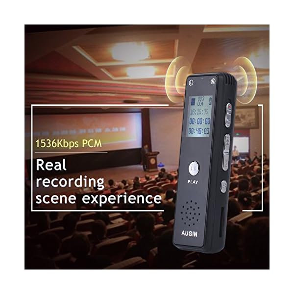 Digital Voice Recorder Spy Voice Activated Audio Recorder Dictaphone