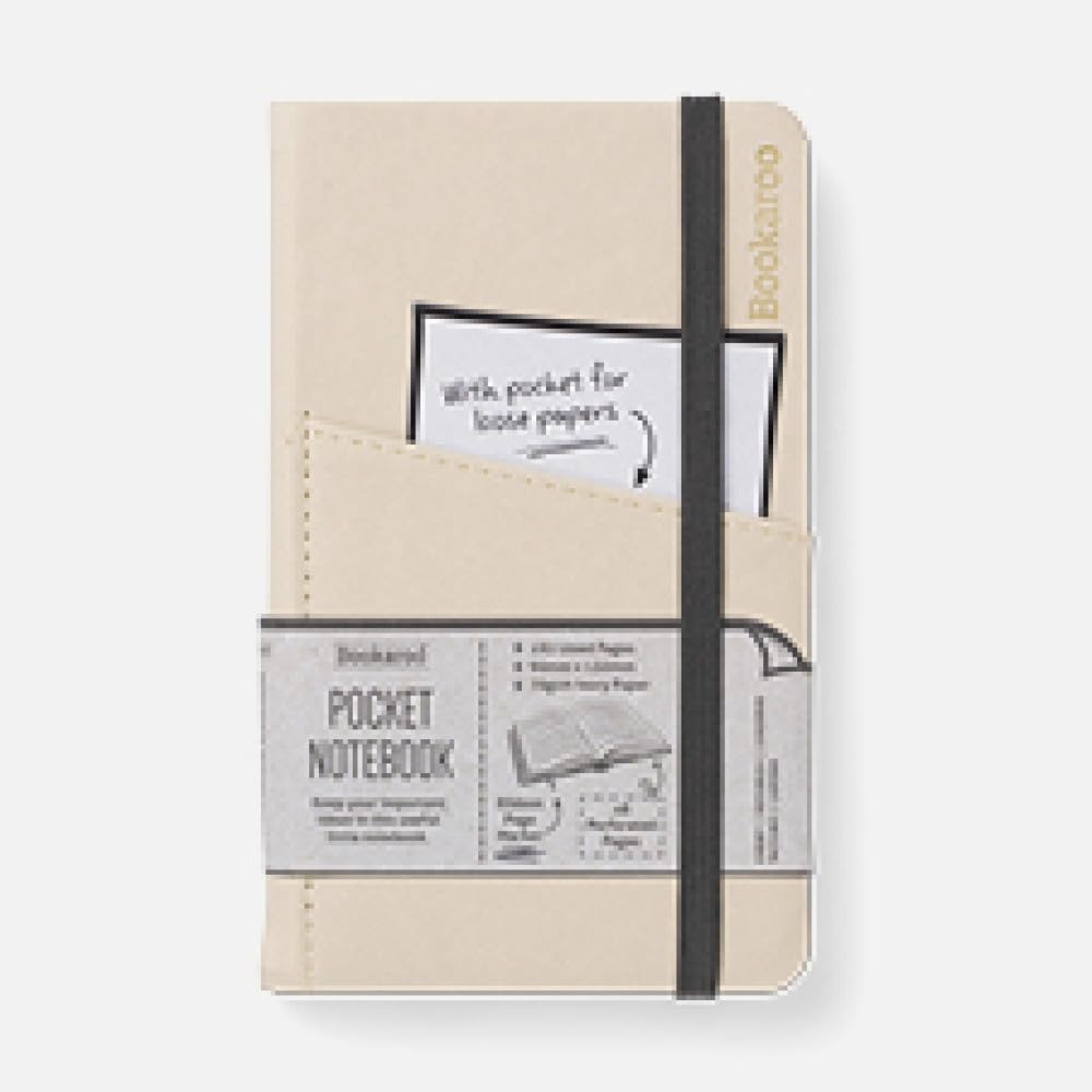 IF Bookaroo A6 'Pocket' Notebook - Cream