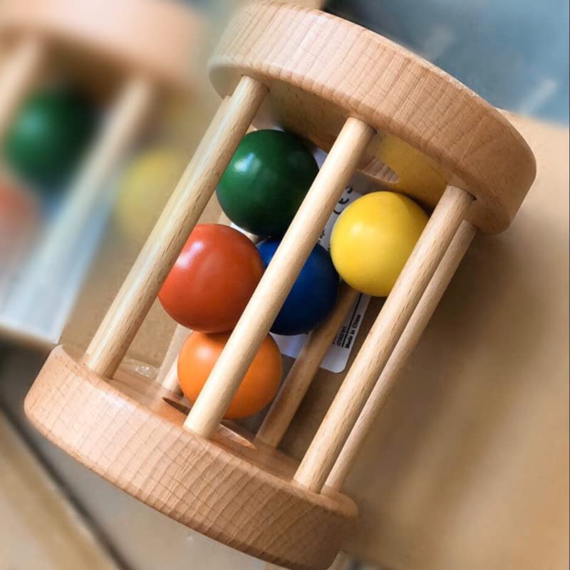 XIHAToy Montessori Ball Cylinder Rolling Drum, Montessori Toys for