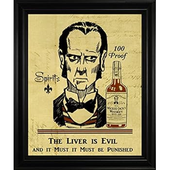 The Liver is Evil 2.5x3.5 FRIDGE MAGNET Poster Magnetic Canvas Print