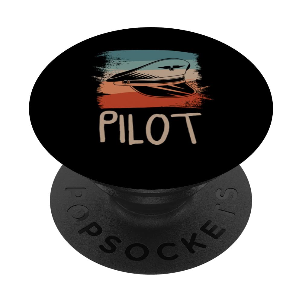Retro Vintage Classic Pilot Aviation PopSockets Swappable PopGrip