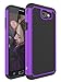 for Samsung Galaxy J7 V / J7 2017 / J7 Prime / J7 Perx / J7 Sky Pro/Galaxy Halo Case, LK [Shock Absorption] Drop Protection Hybrid Armor Defender Protective Case Cover (Purple)