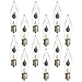 Holiday Joy - Flicker Flame Crystal Clear Flame Tip Candelabra Replacement Bulbs - Great for Electric Window Candle Lamps - CA5 - E12-1 Watt - 120 Volts (6 Pack)
