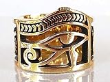 Eye of Horus Ring All Size Style Heavy Biker Harley Rocker Men's Jewelry (Br-019)