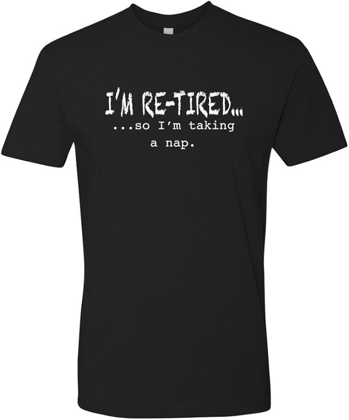 Panoware Men's Retirement Gift TShirt I'm Retired So I'm