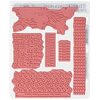 Stampers Anonymous Tim Holtz Cling Rubber Documented Stamp Set, 7" x 8.5"