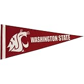 Washington State Felt Mini Pennant - Size: 4" x 9" - Officially Licensed - 1 Pennant Per Pack