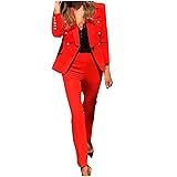 Womens Business Casual Suit Sets 2 Piece Outfits