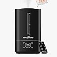 6L Bedroom Humidifier for Adults, Cool Mist Humidifier for Baby and Plants, Top Fill Humidifiers with Remote Control, Humidifiers for Bedroom, Quiet, Adjustable Mist, Up to 50 Hours, Black
