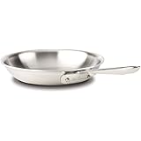 All-Clad BD55108 D5 Brushed 18/10 Stainless Steel 5-Ply Bonded Dishwasher Safe Fry Saute Pan Cookware, 8-Inch