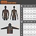 ORORO Heated Hoodie with Battery, Fleece Full-Zip Heated Sweatshirt Hoodie (Charger Not Included) (XL, Grey)