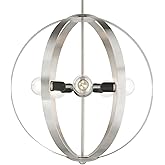 Livex Lighting Modesto 5 Light Brushed Nickel Chandelier