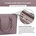 BAIMAY Laptop Bag for Women 15 15.6 Inch Work Tote Bag Office Handbag Business Briefcase Multi Pockets Laptop Shoulder Bag with Exquisite Pendant for Work School Travel