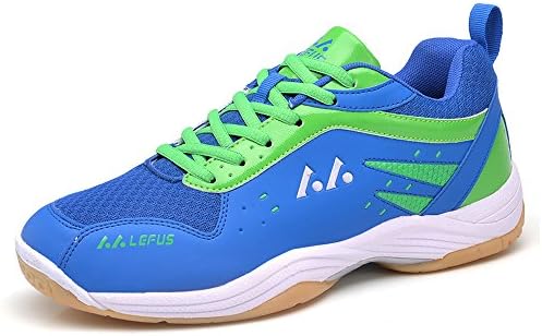 Men's Badminton Shoe Performance Training Sneaker (men us-10, blue)