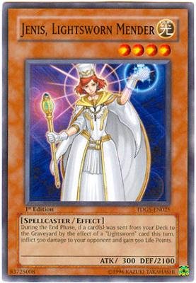 Yu-Gi-Oh! - Jenis, Lightsworn Mender (TDGS-EN025) - The Duelist Genesis - 1st Edition - Common