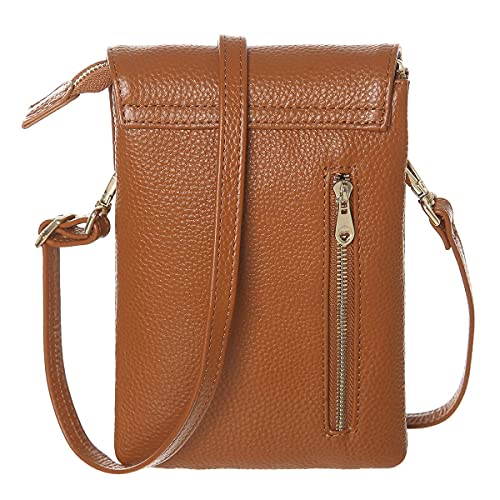 MINICAT Leather Small Crossbody Bags RFID Blocking Cell Phone Purse