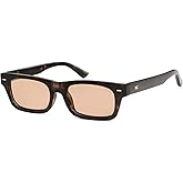 SOJOS Trendy Polarized Rectangle Sunglasses Womens Men Retro Vintage Sun Glasses SJ2379