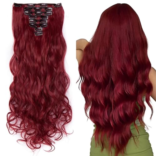 Curly #Maroon&Dark Red-2