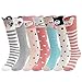 Gellwhu Girls Knee High Boot Socks Gifts Cute Fun Animal Novelty Tall Long Calf Socks